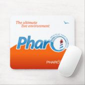 Pharo Mousepad "orange Welle " (Mit Mouse)