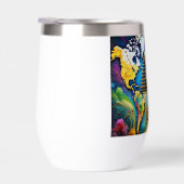 Pharoah’ Face on World Map Drinking Glasses (Rechts)