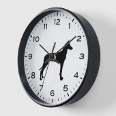 Pharoah Hound Hunde Silhouette Uhr (Winkel)