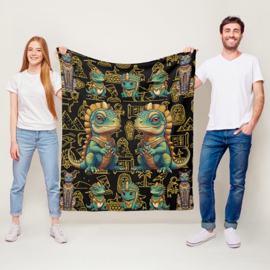 Pharoah Iguana Fleecedecke (Beispiel)