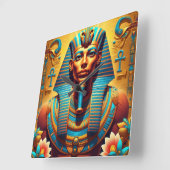 Pharoah Quadratische Wanduhr (Winkel)
