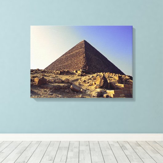 Pharoahs Pyramid Leinwanddruck (Insitu (Holzboden))