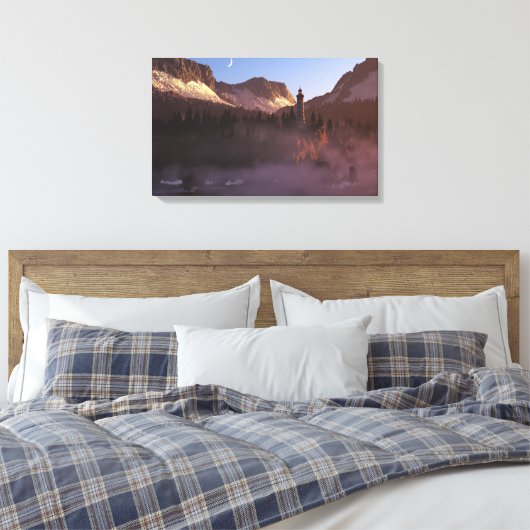 Pharos Leinwanddruck (Insitu (Schlafzimmer))