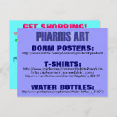 Pharris Art Get Shopping2 Postkarte (Vorne/Hinten)