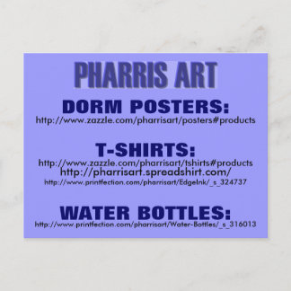 Pharris Art Get Shopping2 Postkarte