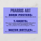 Pharris Art Get Shopping2 Postkarte (Vorderseite)