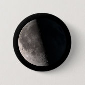 Phase Mond im dritten Quartal Button (Vorderseite)