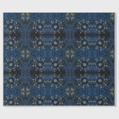 Phasen der Mond-Antiken-Illustration Geschenkpapier (Flach)