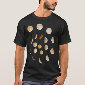 Phasen der Mond-Spirale T-Shirt