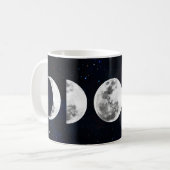 Phasen der Mondgalaxie Kaffeetasse (Vorderseite Links)