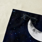 Phasen der Mondgalaxie Strandtuch (Beispiel)