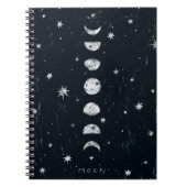 Phasen der Mondspirale Notizblock (Vorderseite)