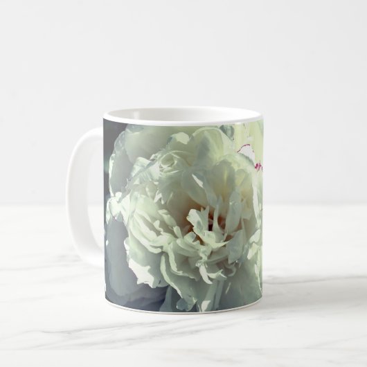 Phasen der Peony Blume Kaffeetasse (Vorderseite Links)