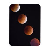 Phasen des gesamten Lunar-Eclipses | Seattle Magnet (Vertikal)