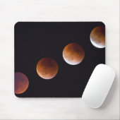 Phasen des gesamten Lunar-Eclipses | Seattle Mousepad (Mit Mouse)