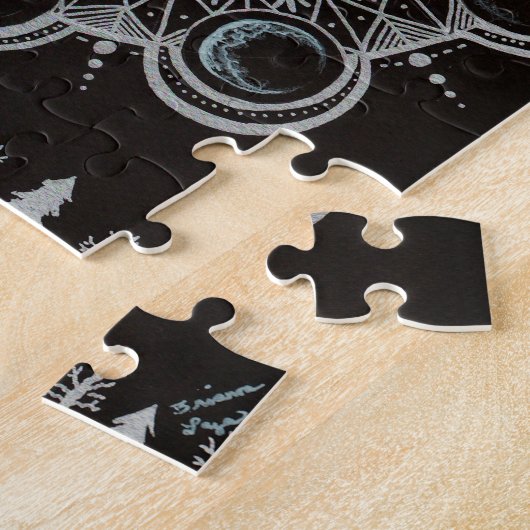 Phasen des Mond-Auges Puzzle (Seite)