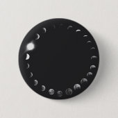 Phasen des Mond-Knopfes Button (Vorderseite)