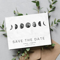 Phasen des Mond-Marmor-Hochzeitstages Gerettet Ter