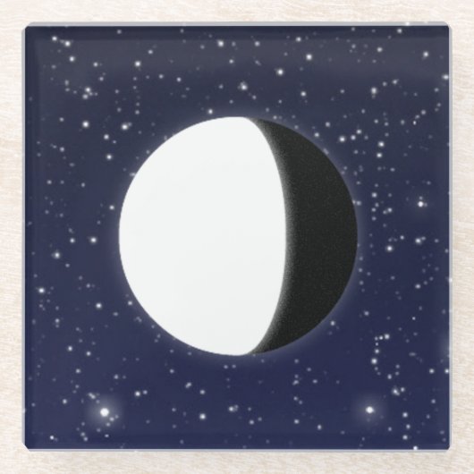 Phasen des Mondes, 4 von 6 Glasuntersetzer (Vorderseite)