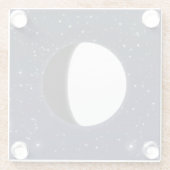 Phasen des Mondes, 4 von 6 Glasuntersetzer (Rückseite)