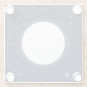 Phasen des Mondes, 6 von 6 Glasuntersetzer (Rückseite)