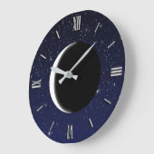 Phasen des Mondes Große Wanduhr (Winkel)