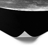 PHASEN DES MONDES, HALBMOND. FOTO 4 VON 5. POSTER (Ecke)