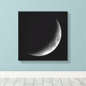PHASEN DES MONDES, KRESZENTER MOND. FOTO 3 VON 5 LEINWANDDRUCK (Insitu (Holzboden))