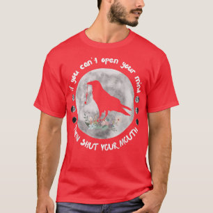 Phasen des Mondes öffnen den Geist Raven Wicca Tat T-Shirt