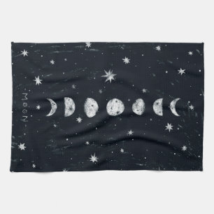 Phasen des Mondes TeaHandtücher Geschirrtuch