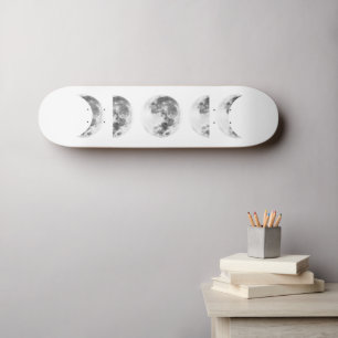 Phasen des Mondskateboards Skateboard