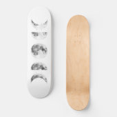 Phasen des Mondskateboards Skateboard (Vorderseite)