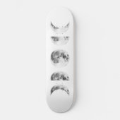 Phasen des Mondskateboards Skateboard (Vorderseite)