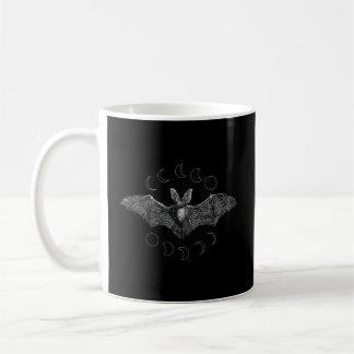 Phasen des Mondvampire Bat Goth Lunar Wi Kaffeetasse