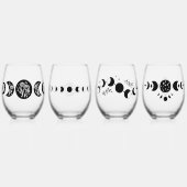 Phasen und Fizz Weinglas Ohne Stiel (Vorderseite)