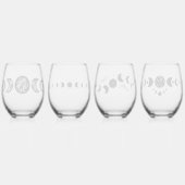 Phasen und Fizz Weinglas Ohne Stiel (Hinten)