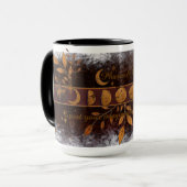 Phasen und Zyklen Kombi-Tasse Tasse (Vorderseite Links)