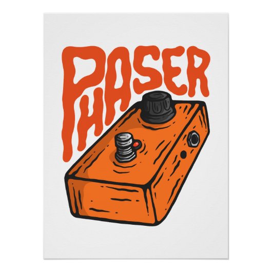 Phaser Pedal Poster (Vorderseite)