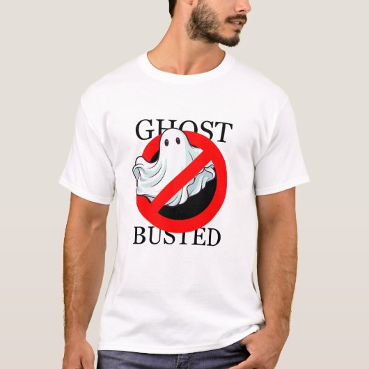 Phasmophobie Ghost Busted T-Shirt (Vorderseite)