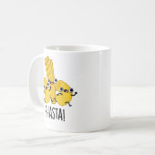 Phasta Funny Fast Pasta Pun Kaffeetasse (Vorderseite Links)
