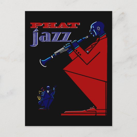 Phat Jazz Postcard Postkarte (Vorderseite)