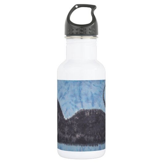 PhatDyes der Black Cat Gefärbte Krawatte Trinkflasche (Vorderseite)
