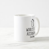 Phd Abschluss, der weltbeste Buchhalter Kaffeetasse (VorderseiteRechts)