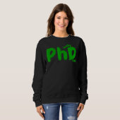 Phd Abschluss Doktorandenkandidat Phinally Fertig Sweatshirt (Vorne ganz)