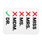 PhD Abschluss Flexible Magnet (Horizontal)