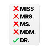 PhD Abschluss Flexible Magnet (Vertikal)