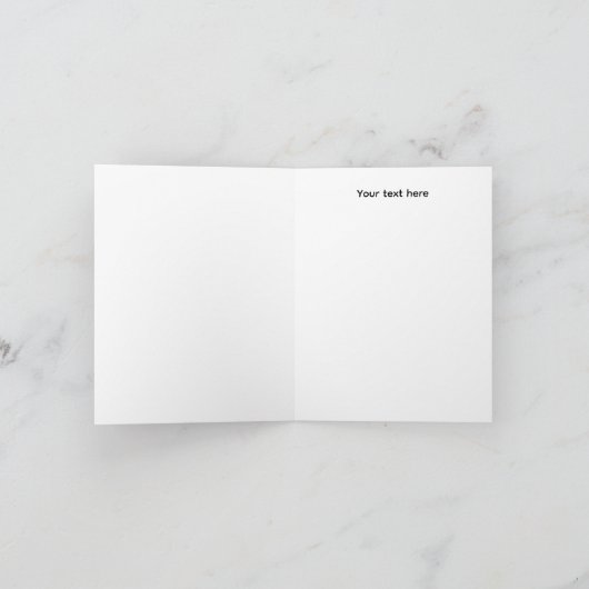 PhD Abschluss Gratulationskarte personalisierbar Dankeskarte (Innenseite)