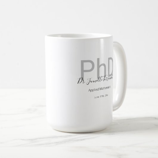 PhD-Abschluss: Kaffeetasse (VorderseiteRechts)