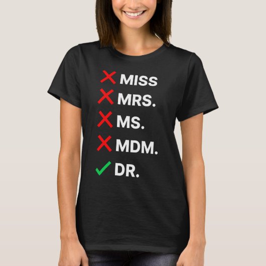 PhD Abschluss T - Shirt (Vorderseite)