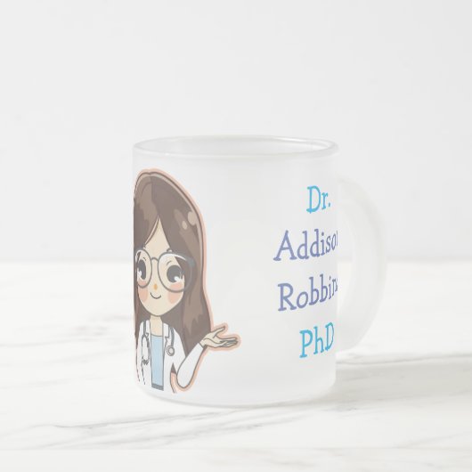 PhD Abschluss Tea Mattglastasse (VorderseiteRechts)